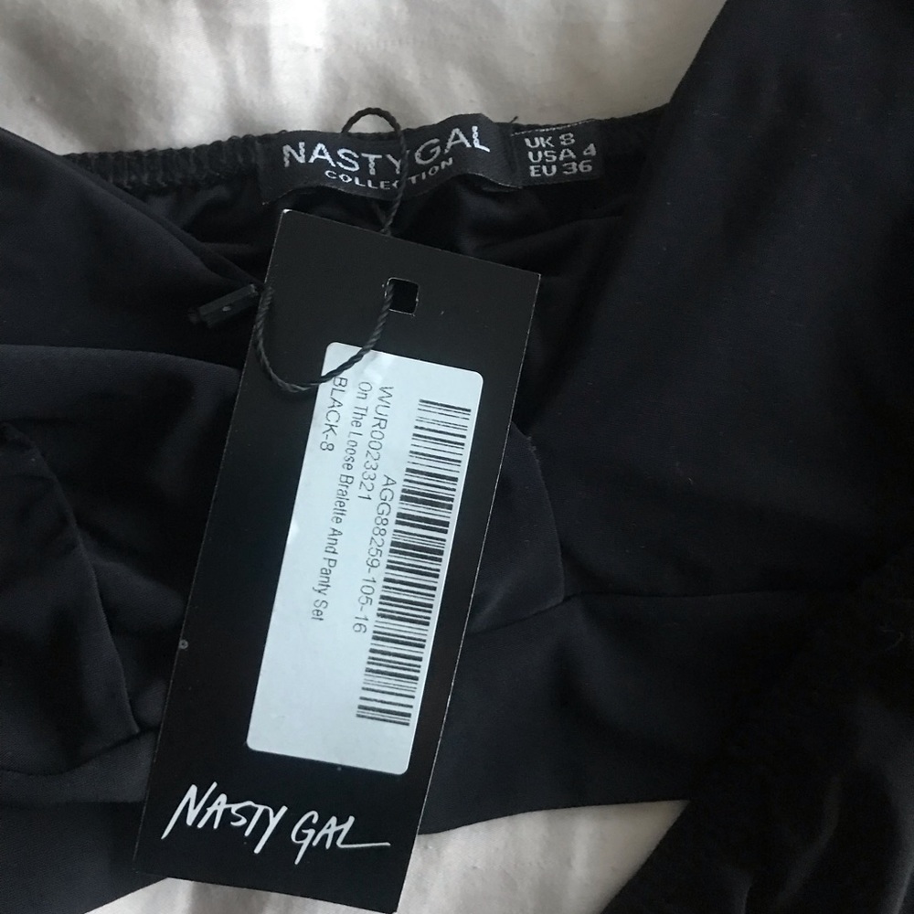 Nasty Gal bralette and panty set